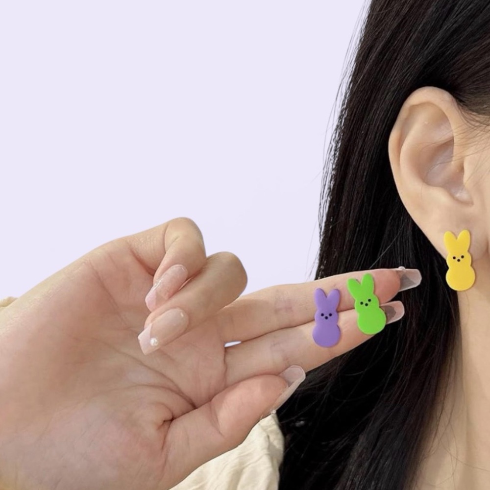 Peeps Hypoallergenic Stud Set, NWT - Picture 4 of 5